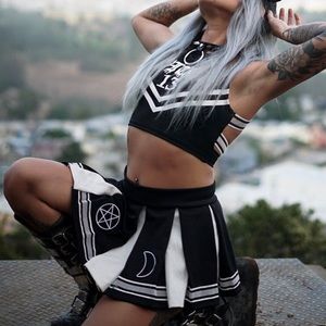 Witch cheerleader costume from dollskill